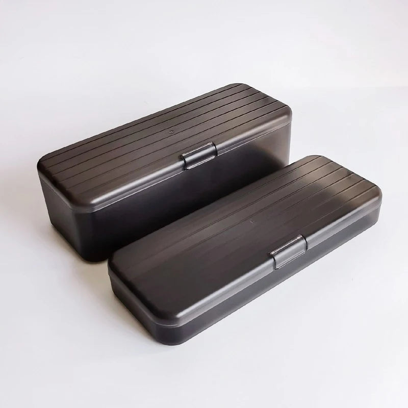 Transparent Makeup Brush Organizer – Large Capacity Storage Box Cosmetic Organizer Box Axl