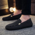 Men's Slip-On Loafers – Breathable Soft Moccasin Casual Shoes Men's Loafers Axl A08 black 40