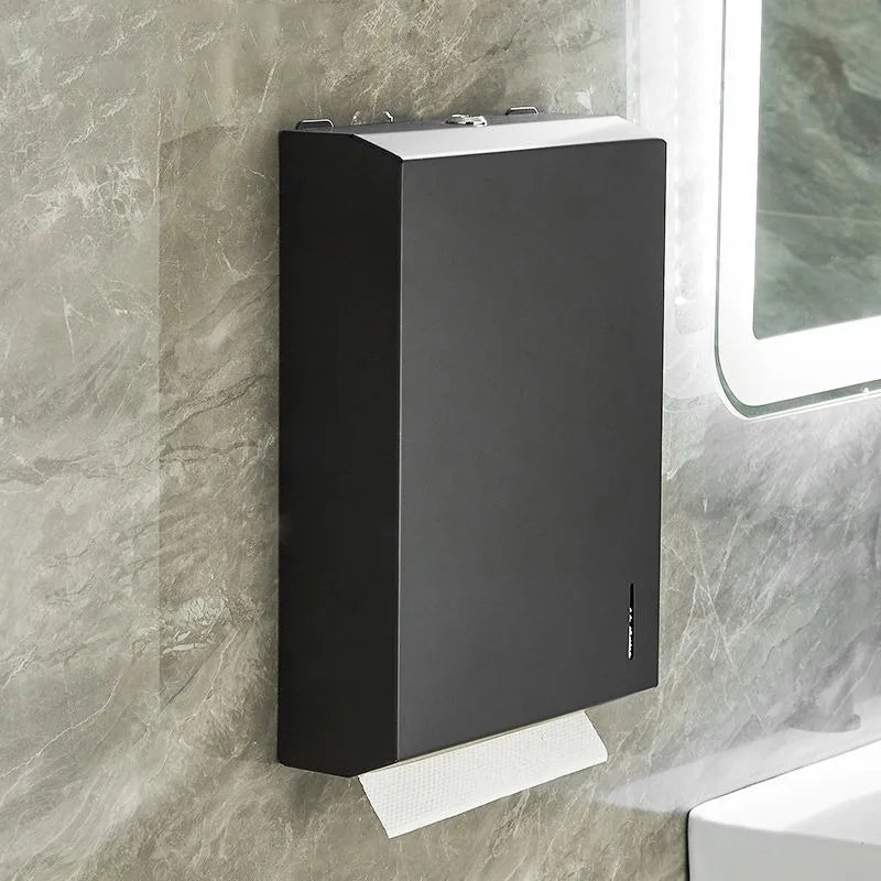 Stainless Steel Wall Tissue Box – Large Rectangular Napkin Holder Tissue Box Holder Axl