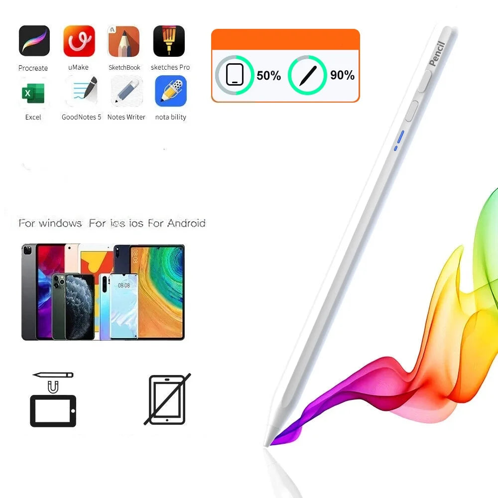 Advaka Active Stylus Pen 1.6mm POM Tip for iPad & Android Active Stylus Pen Axl