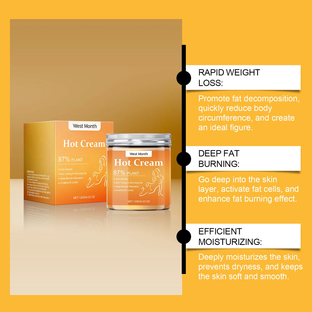 West Moon Body Firming & Contouring Cream – Natural 120g Body Firming Cream Axl