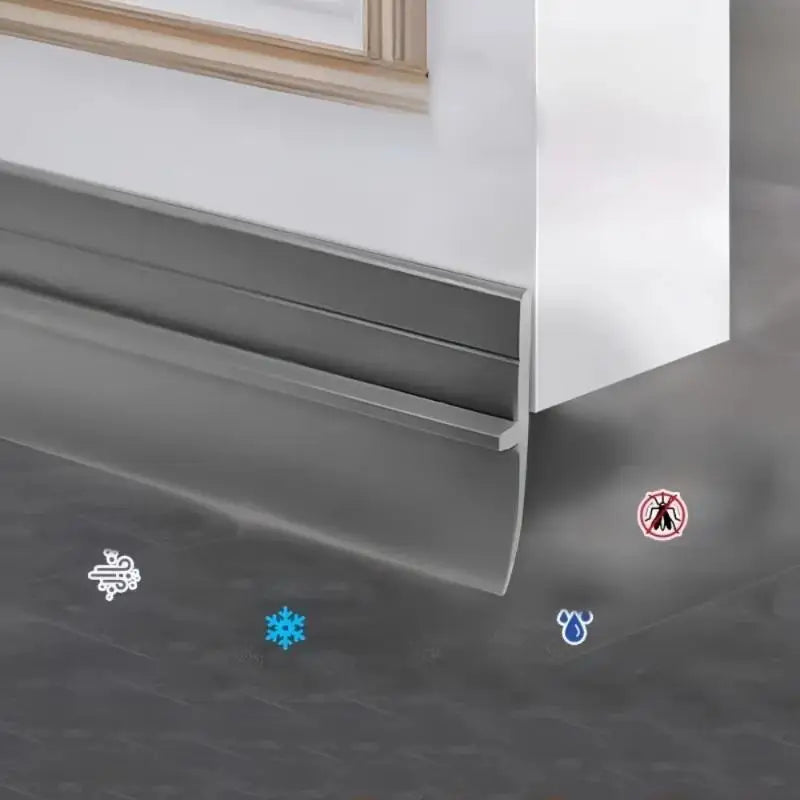 Self-Adhesive PVC Door Bottom Seal Strip | Weather Stripping Door Weather Stripping Axl A2