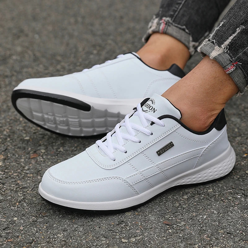 ZULIWAGN Men's Lightweight Anti-Slip Vulcanized Sneakers | Plus Size Men's Sneakers Axl