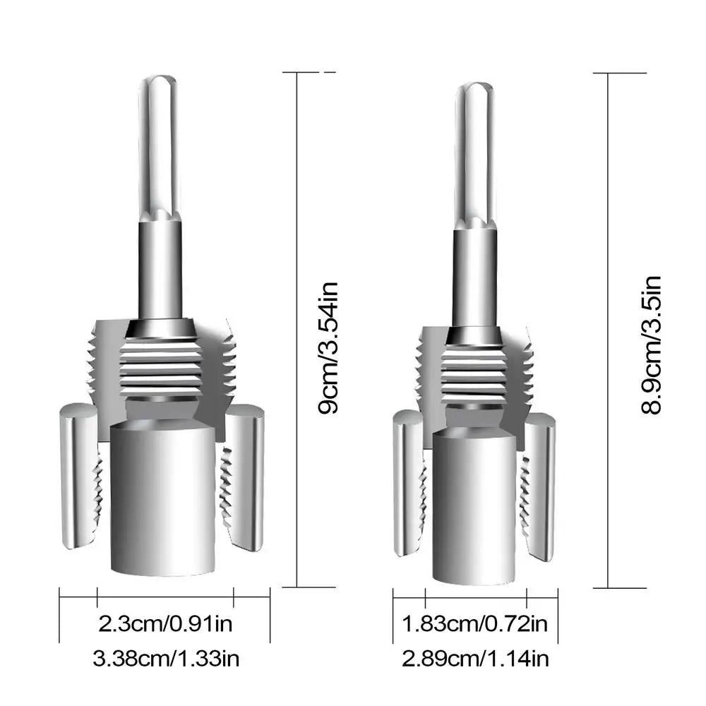 PVC Pipe Threader – Internal & External Tapping Tool for Drill Pipe Threading Tool Axl 1 Set
