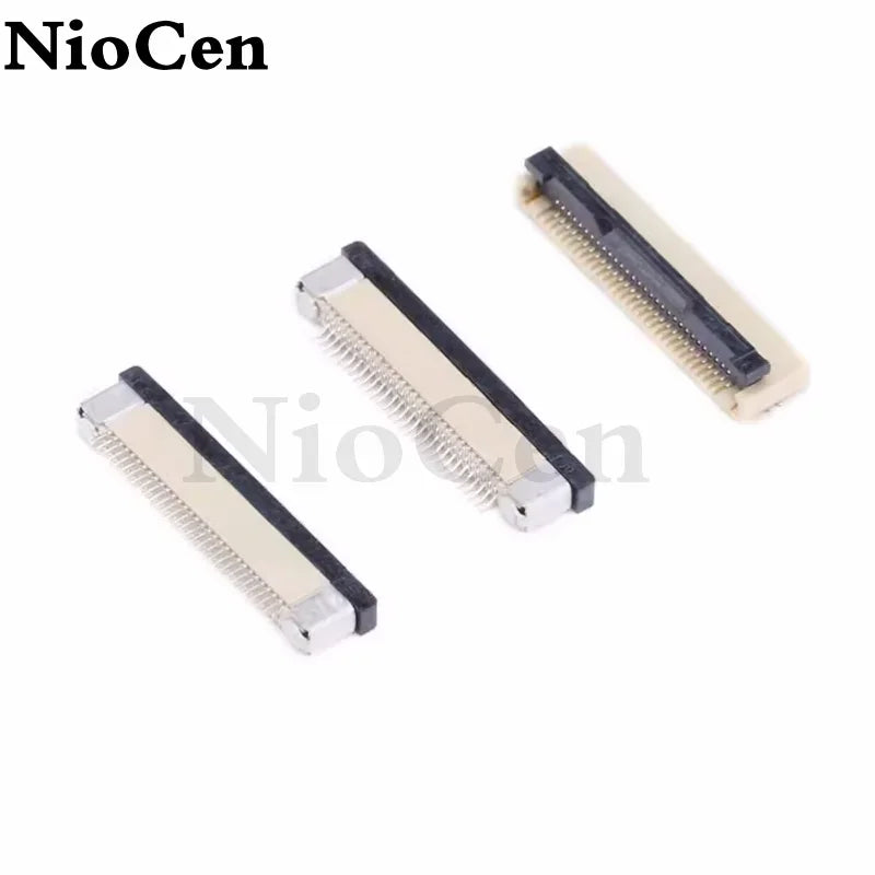 10pcs 0.5mm Pitch FPC FFC Flat Cable Connector Under Clamshell FPC FFC Connector Axl