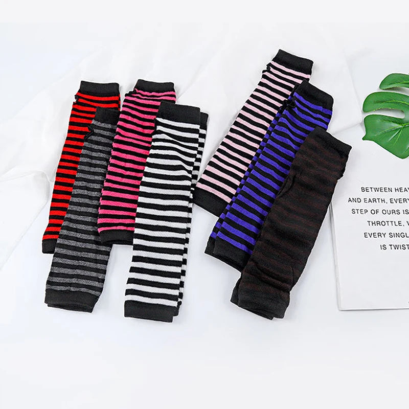 Women's Fingerless Knit Arm Warmers – Long Sleeve Wrist Gloves Fingerless Arm Warmers Axl