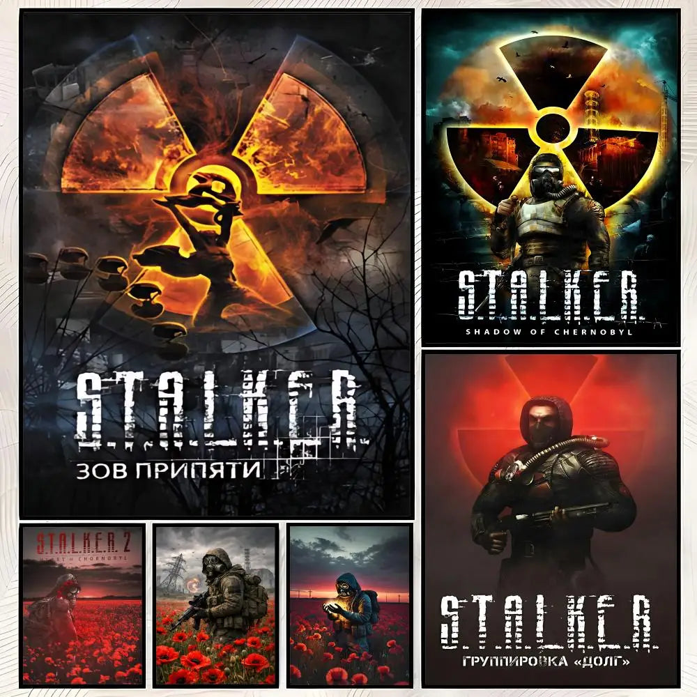 S.T.A.L.K.E.R Game Wall Art Poster – Self-Stick HD Waterproof Wall Art Poster Axl