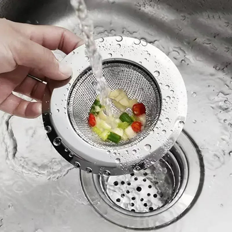 Stainless Steel Sink Strainer – Hair & Food Drain Catcher Sink Drain Strainer Axl