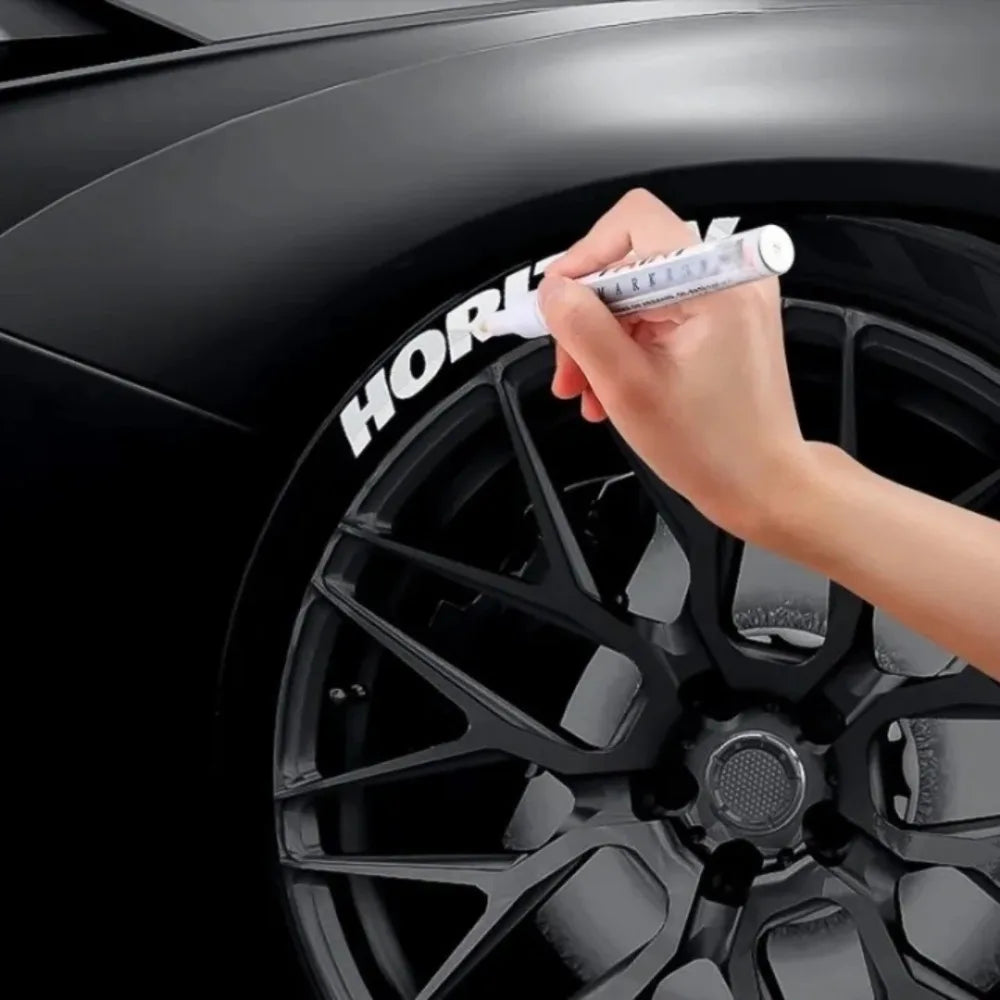 12-Piece Waterproof Car Tire Paint Marker Pen Set | Multi-Surface Automotive Paint Markers Axl