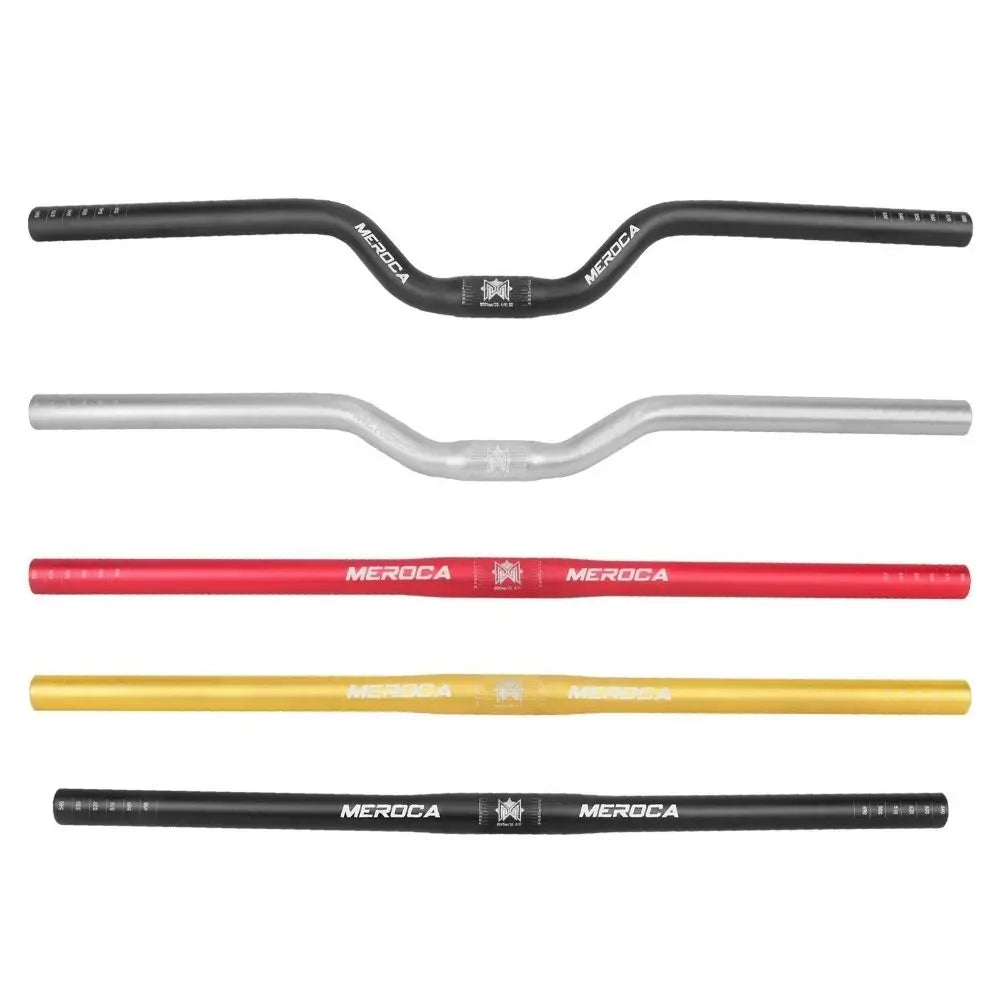 MEROCA MTB Aluminum Handlebar Straight/Riser 25.4x540/580mm Bike Handlebar Axl