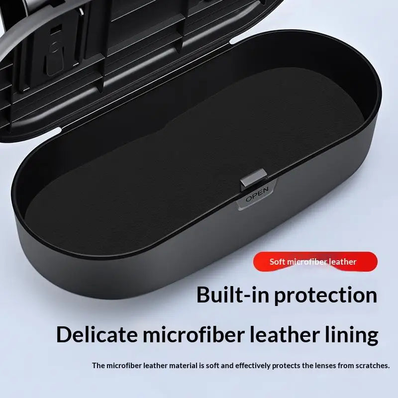 Car Sun Visor Glasses Holder – Eyeglass Case Storage Box Car Visor Organizer Axl