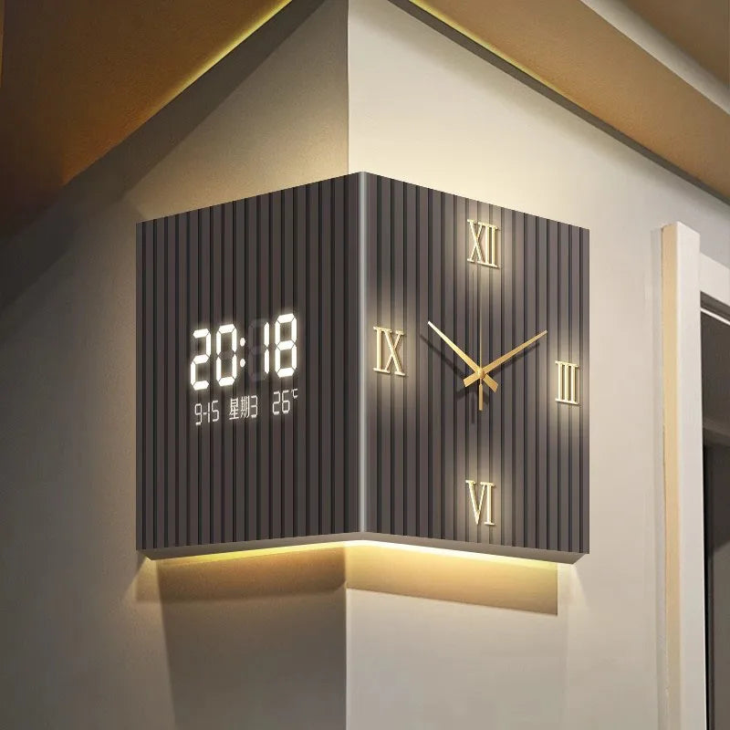 Modern LED Digital Wall Clock – Large Acrylic Calendar Clock LED Digital Wall Clock Axl