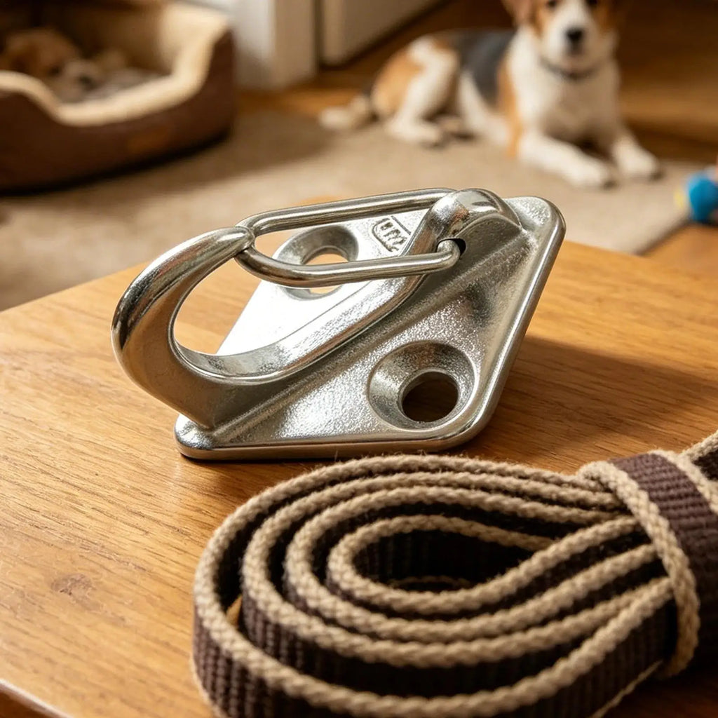 Stainless Steel Dog Lead Hook – Wall Mount Tie Out Holder Dog Lead Hook Axl