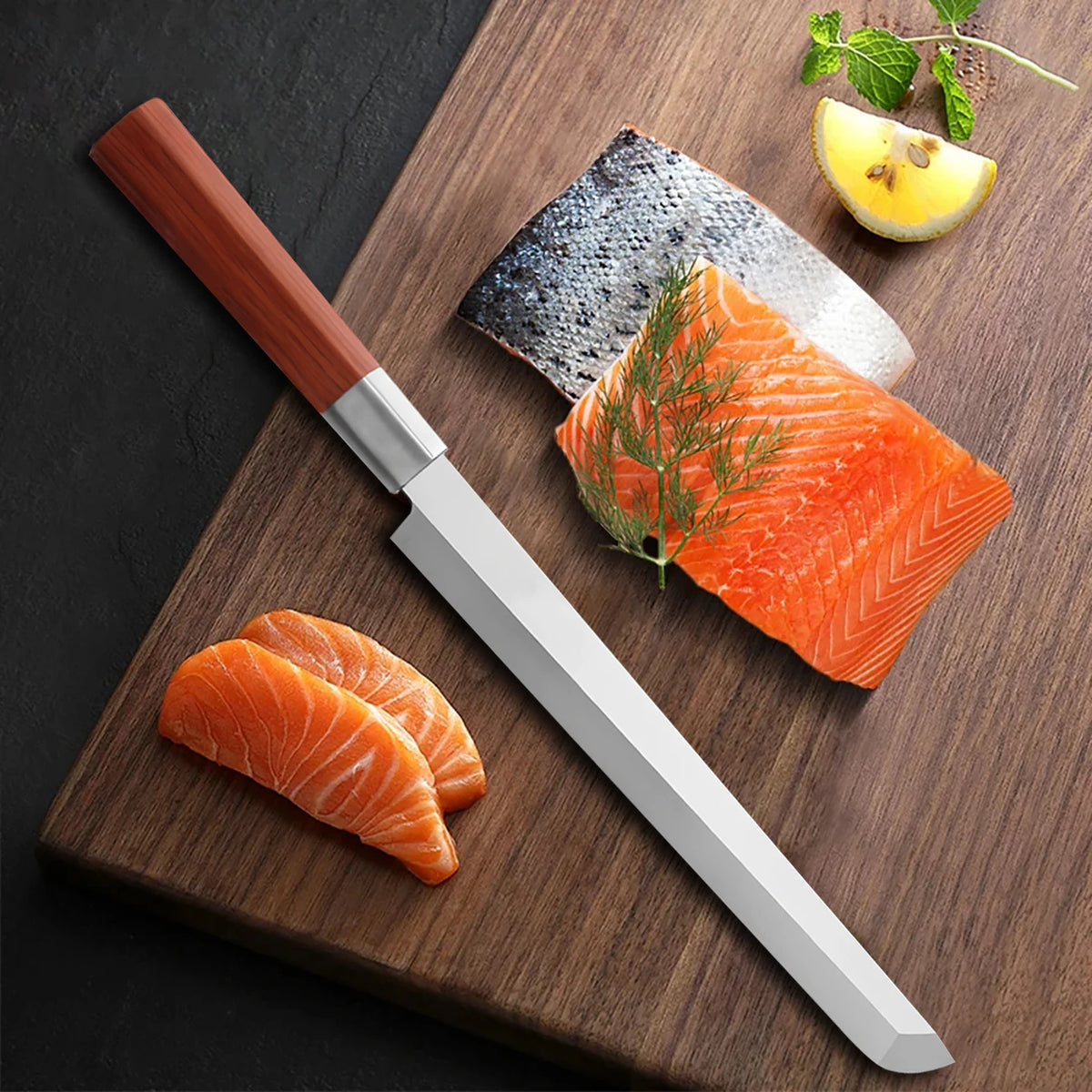 Professional Sashimi Knife Set – Stainless Steel Sushi Slicing Knife Sashimi Slicing Knife Axl Sashimi Knife