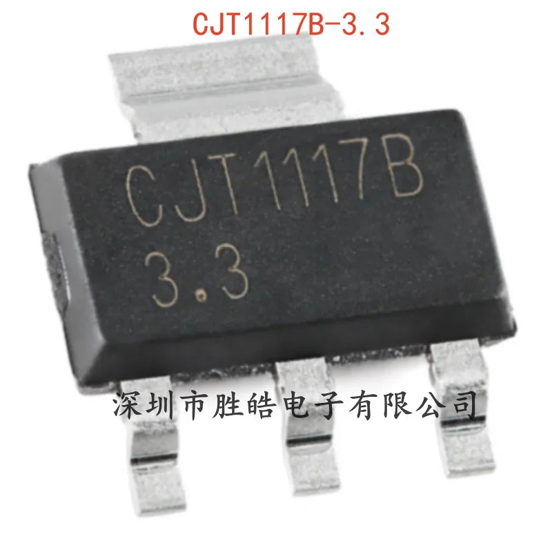 CJT1117B-3.3 3.3V 1A LDO Voltage Regulator SOT-223 – 10 Pack Voltage Regulator IC Axl Default Title