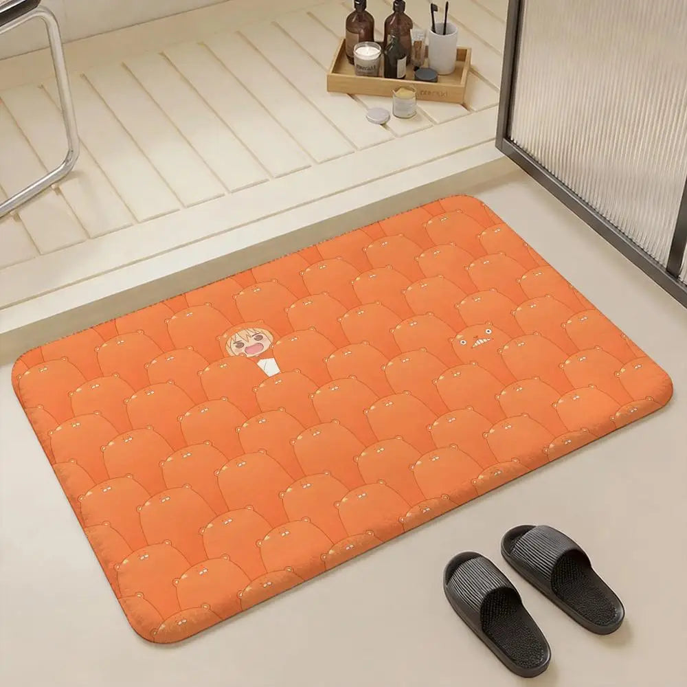 Himouto Umaru-chan Anime Flannel Floor Mat | Non-Slip Rug Anime Floor Mat Axl