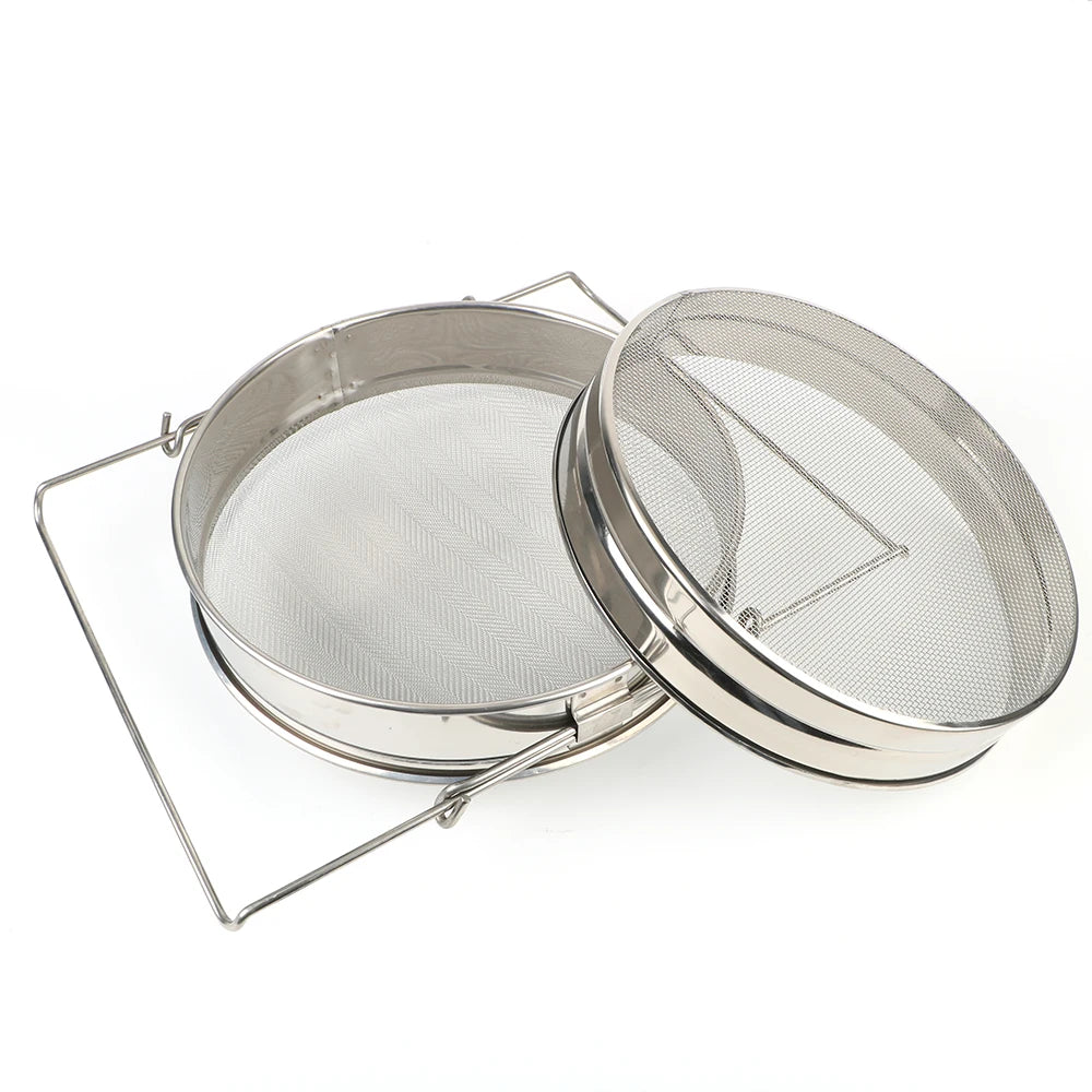 Double Sieve Stainless Steel Honey Strainer | Beekeeping Filter Honey Strainer Axl