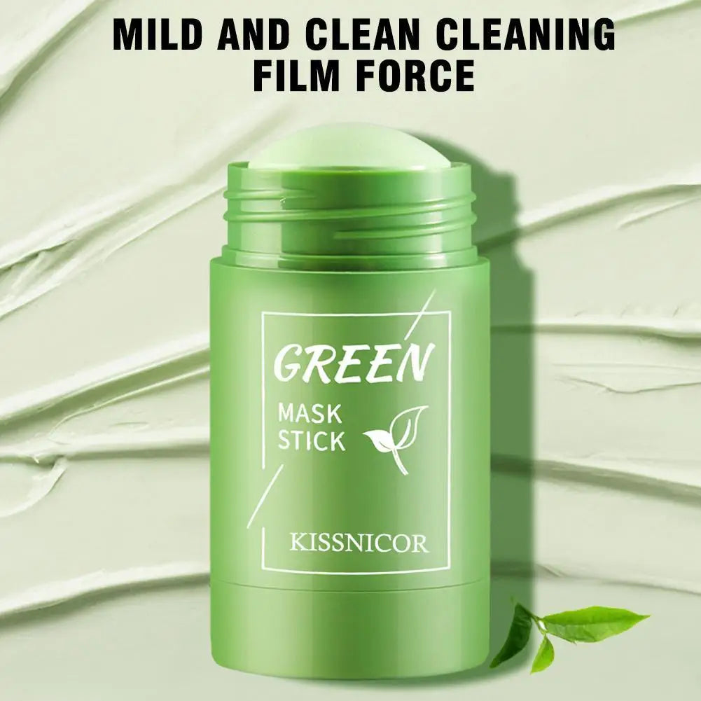 Green Tea Solid Face Mask Stick – 40g Pore Cleansing & Glow Facial Mask Stick Axl