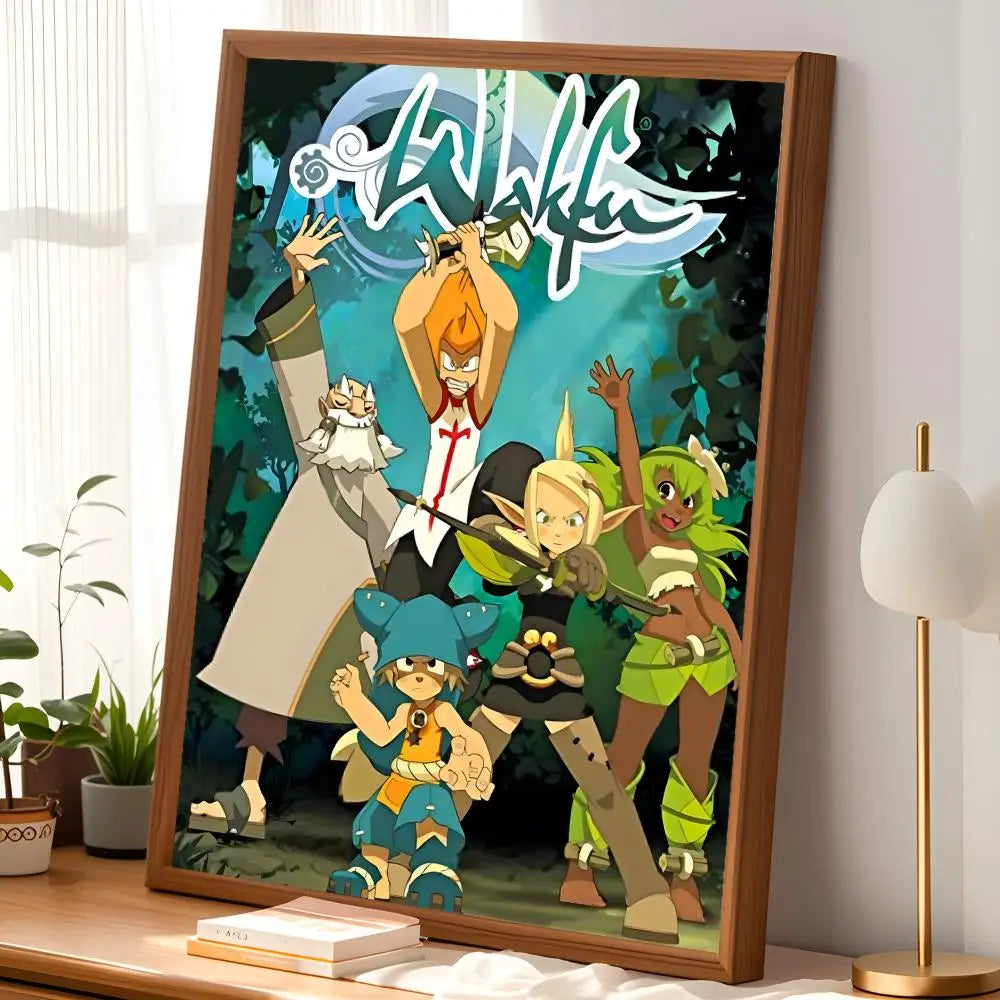 Wakfu Game Self-Stick HD Wall Poster – Waterproof Décor Wall Art Poster Axl