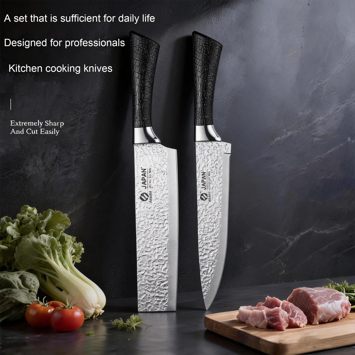Japanese Forged Stainless Steel Chef Knife – 18.7cm Blade Chef Knife Axl