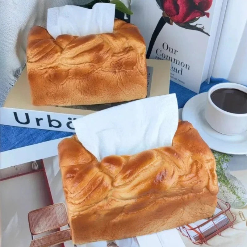 Bread Shaped Tissue Box Holder – Novelty Home & Car Decor Novelty Tissue Holder Axl