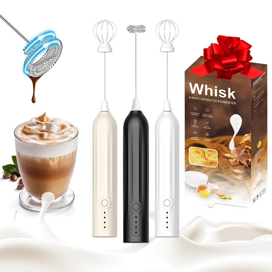 Mini Handheld Electric Milk Frother – Type-C Rechargeable Handheld Milk Frother Axl