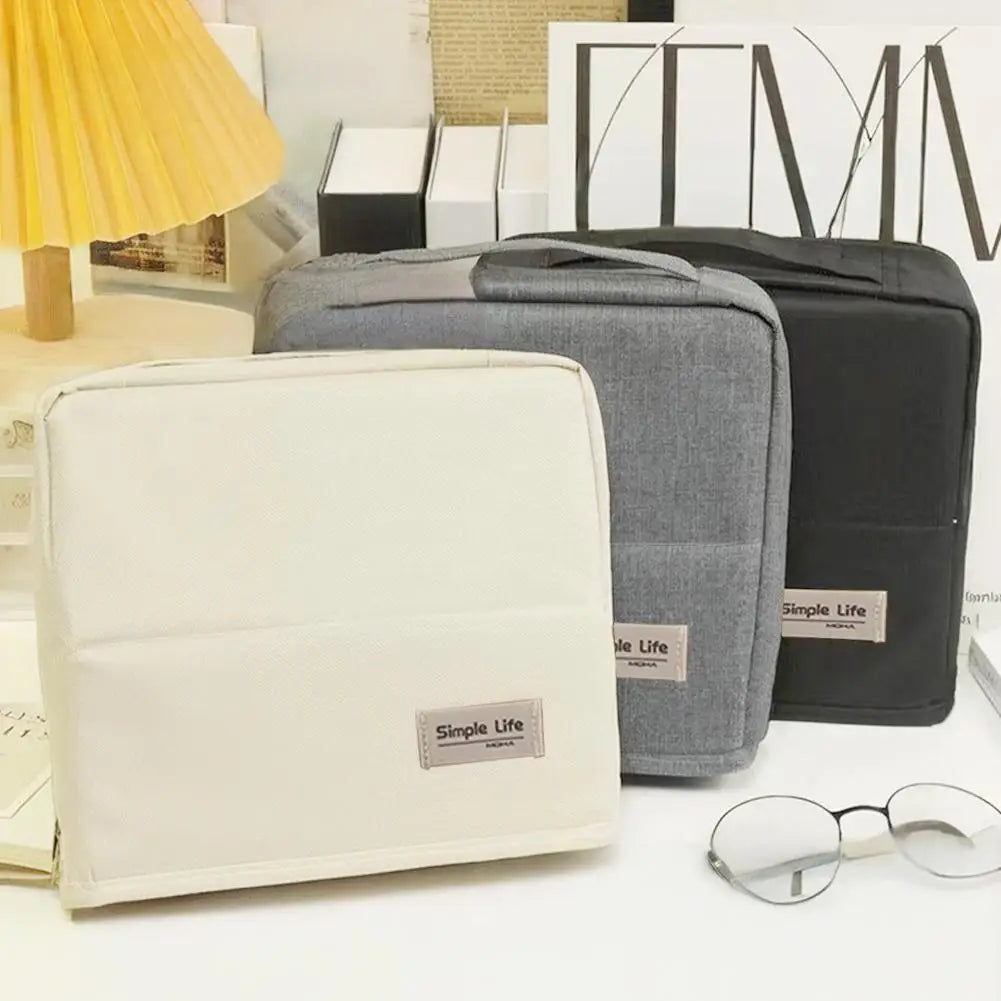 Large Capacity Stand-Up Makeup Bag – Travel Toiletry Organizer Cosmetic Organizer Bag Axl