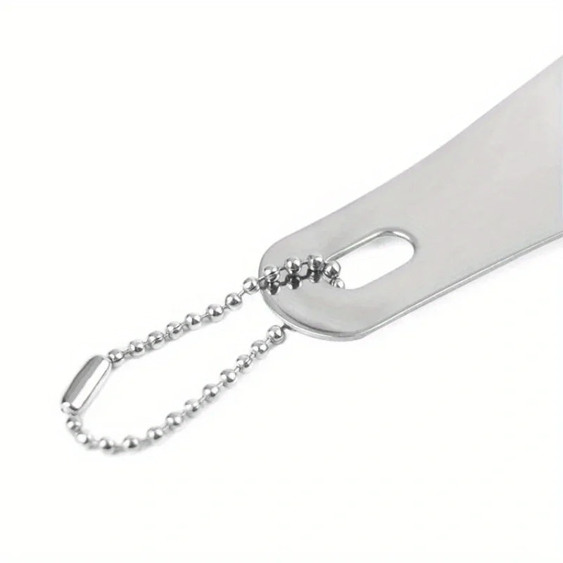 Stainless Steel Shoehorn – Portable Metal Shoe Horn for Travel Shoe Horn Axl