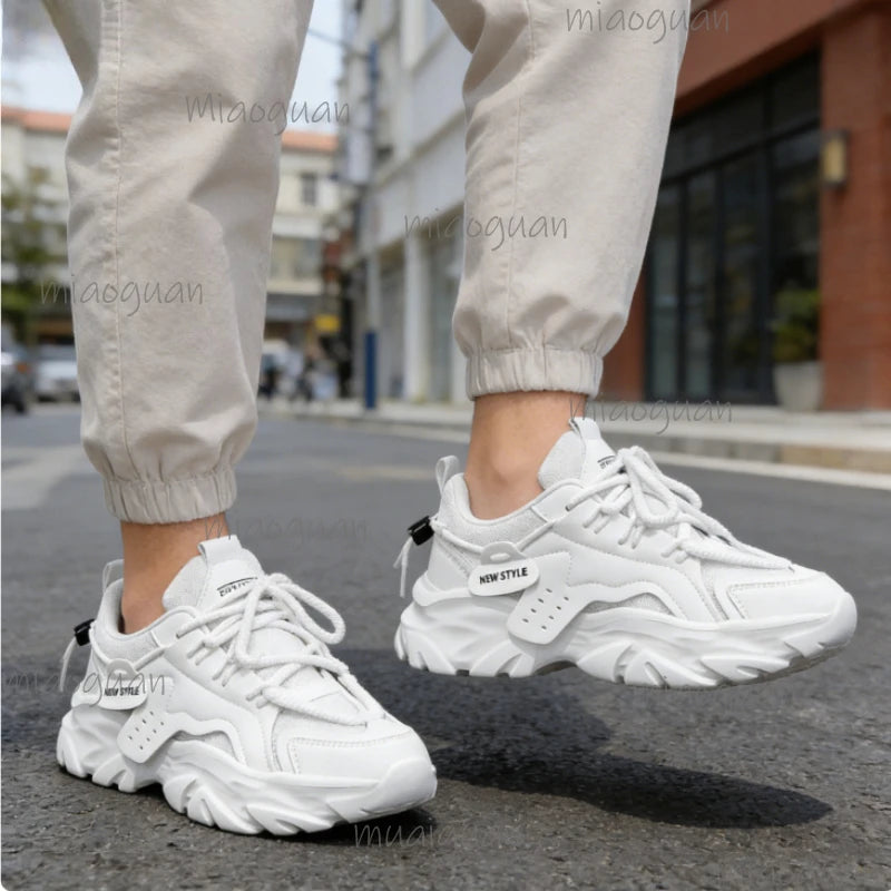 Men's Breathable Thick-Sole Casual Sneakers | All-Season Men's Casual Sneakers Axl