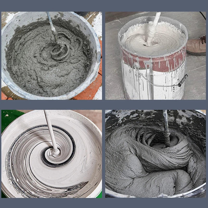 Paint Mixing Paddle Drill Attachment – Mortar & Plaster Stirrer Drill Mixing Paddle Axl
