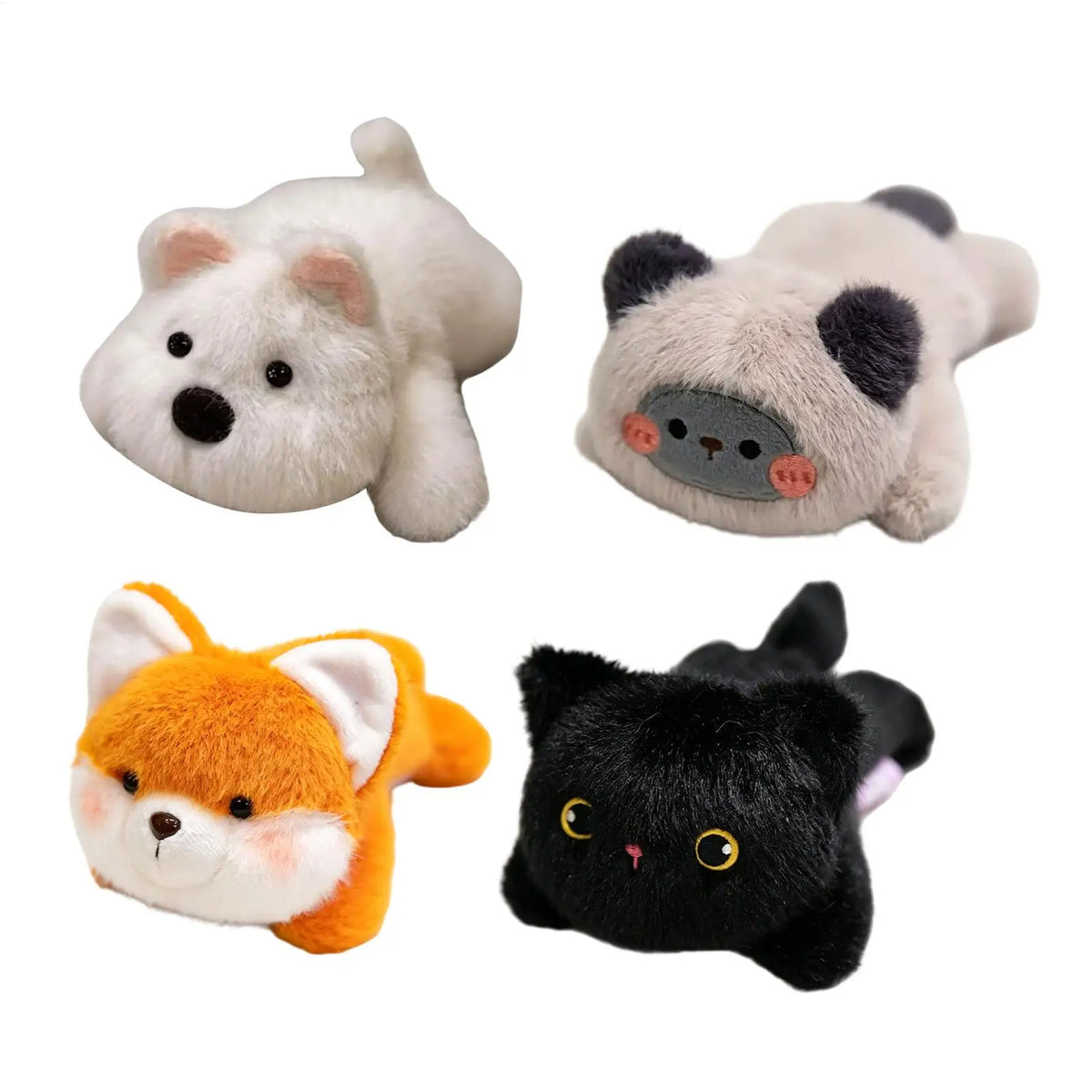 Magnetic Plush Car Ornament – Cute Cat & Bear Stuffed Doll Car Plush Magnet Axl
