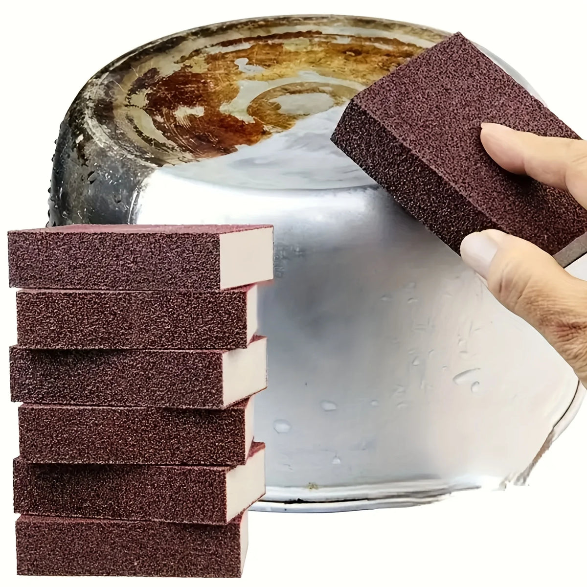 Reusable Kitchen Sponge Scouring Pads – 10 or 30 Pack Kitchen Scouring Pads Axl