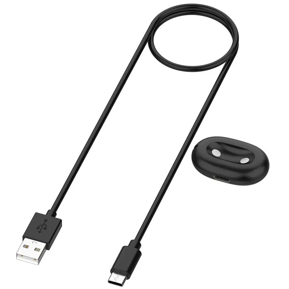 Magnetic USB-C Charger for Google Pixel Watch 4 – 45mm & 41mm Smartwatch Charger Axl Black line