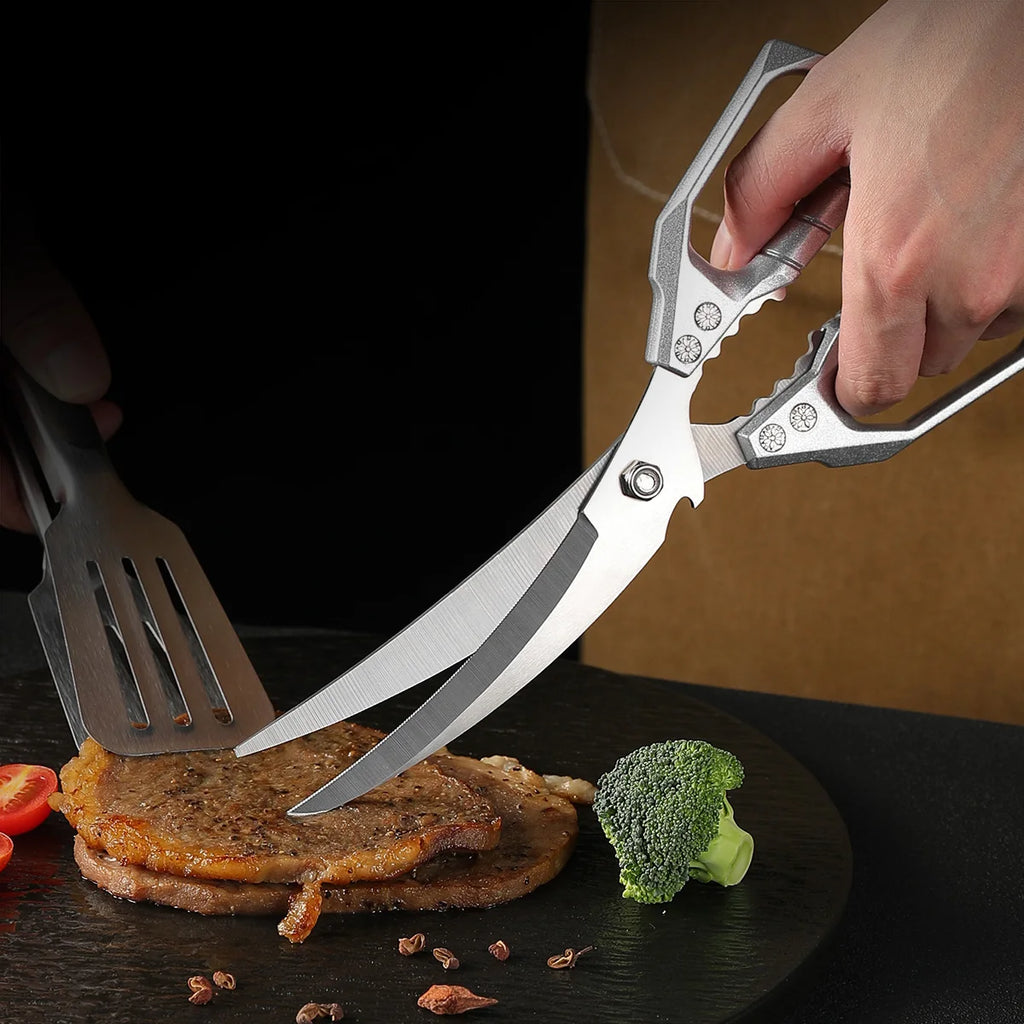 Multifunctional Kitchen Scissors – BBQ & Poultry Shears Kitchen Scissors Axl