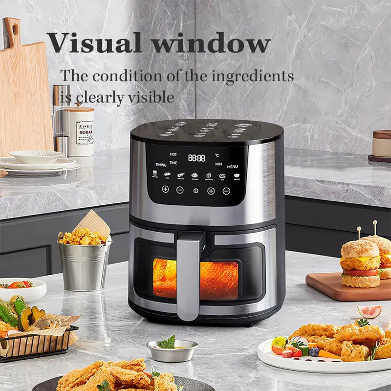 BALASHOV 1250W Air Fryer Toaster Oven Combo 4.5L LED Touch Air Fryer Oven Axl