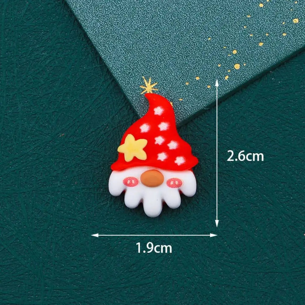 10-Pc Mini Christmas Resin Flatback Cabochons for DIY Crafts Resin Craft Cabochons Axl 9