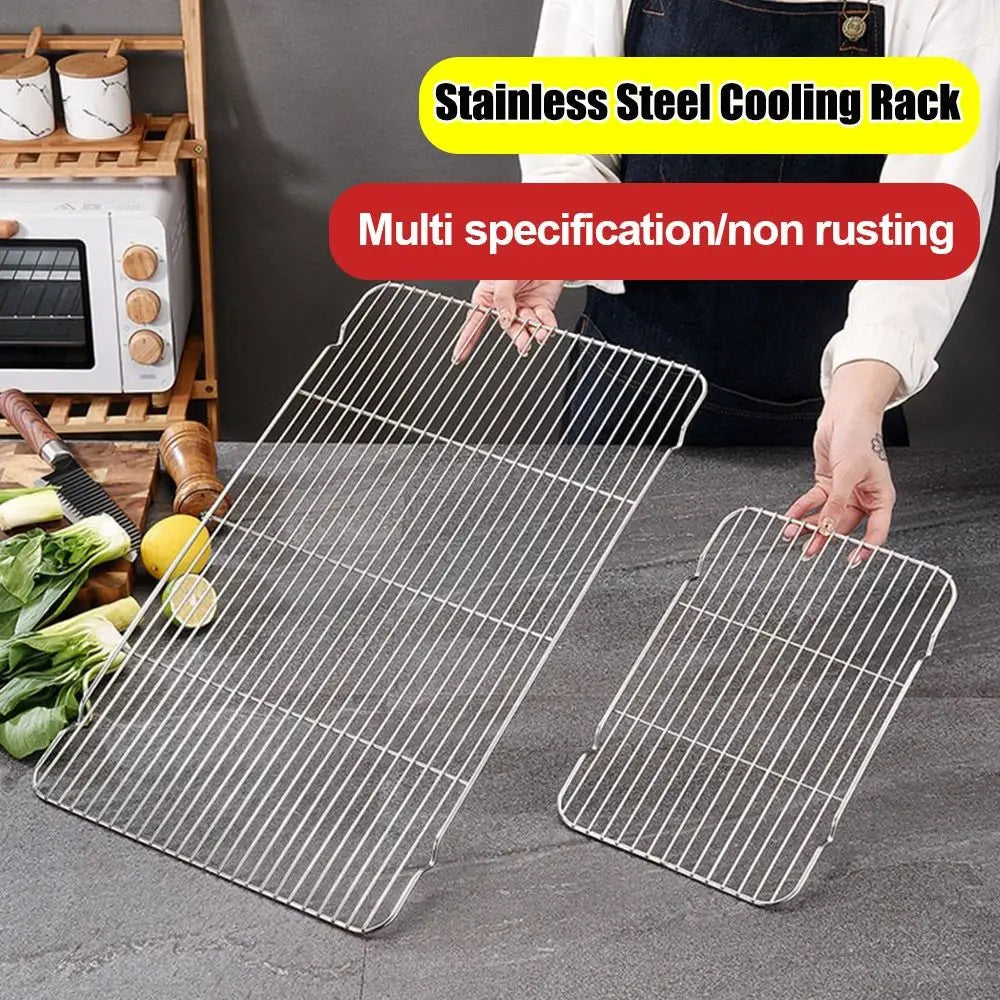 Stainless Steel BBQ Grill Rack – Non-Stick Cooling & Baking Tray Cooling & Grill Rack Axl