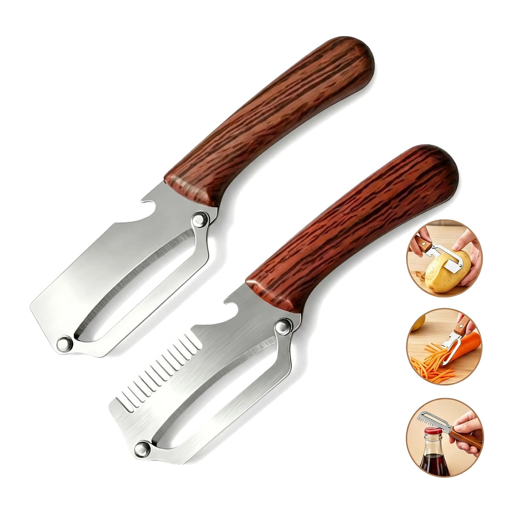 3-in-1 Vegetable Peeler, Slicer & Bottle Opener Tool Vegetable Peeler Axl