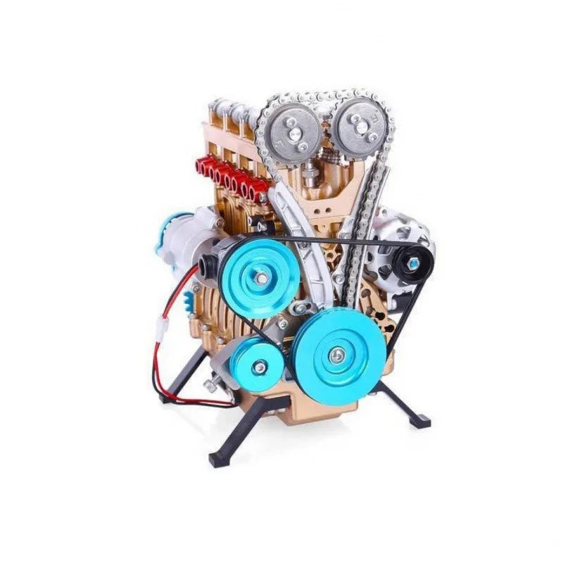 Engine Model Figurine – Resin Four-Cylinder Desktop Sculpture Resin Figurine Axl