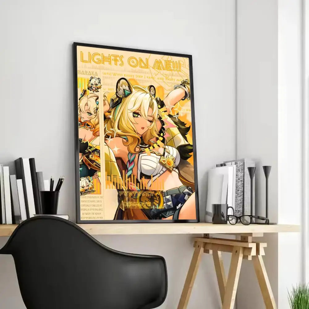 Xilonen Game Canvas Poster – Unframed Wall Art | Home Décor Canvas Wall Art Axl