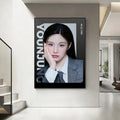Go Youn-jung HD Art Poster – Waterproof Aesthetic Wall Decor Wall Art Poster Axl White1 15X20cmNoframe