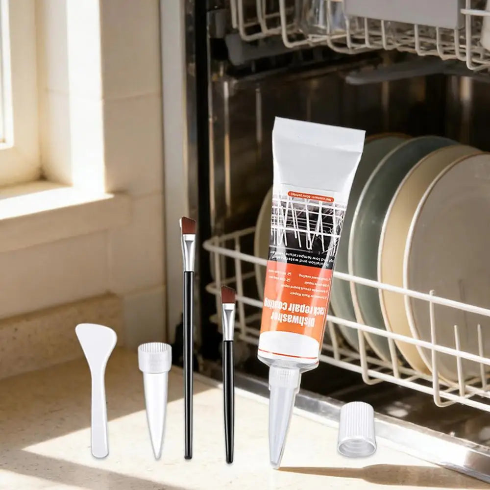 50ml Dishwasher Rack Repair Coating Kit + 2 Brushes Appliance Repair Kit Axl 50ML and 2 brushes