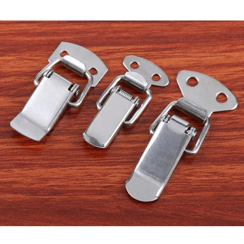 Stainless Steel Toggle Box Lock – Spring Loaded Latch Buckle Toggle Latch Hardware Axl