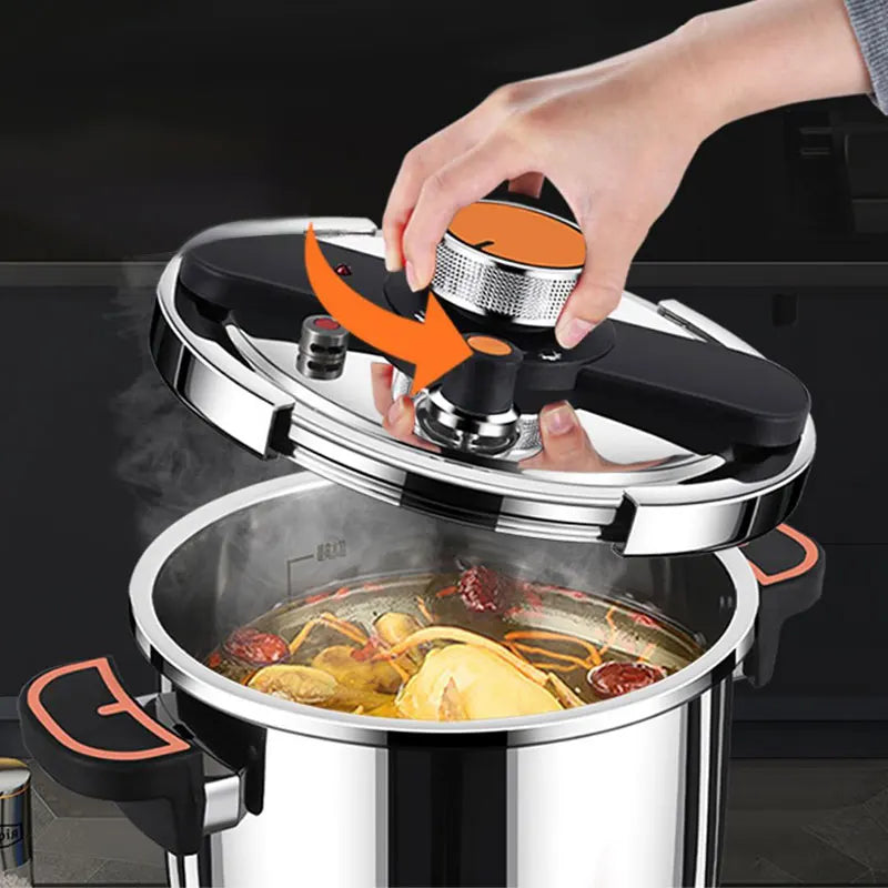 PGY Stainless Steel Pressure Cooker 4L 6L 8L – Gas & Induction Stovetop Pressure Cooker Axl