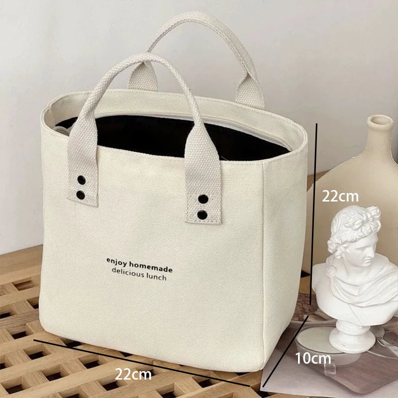 Women's Canvas Tote Handbag – Casual Large Capacity Travel Bag Canvas Tote Handbag Axl