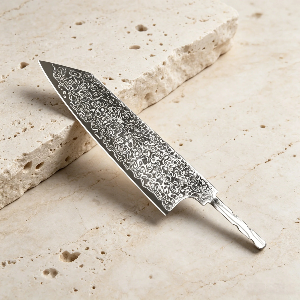 Hand Forged Damascus Steel Cleaver Blade Blank – Ultra Sharp Cleaver Blade Blank Axl Kiritsuke Blade-1PC