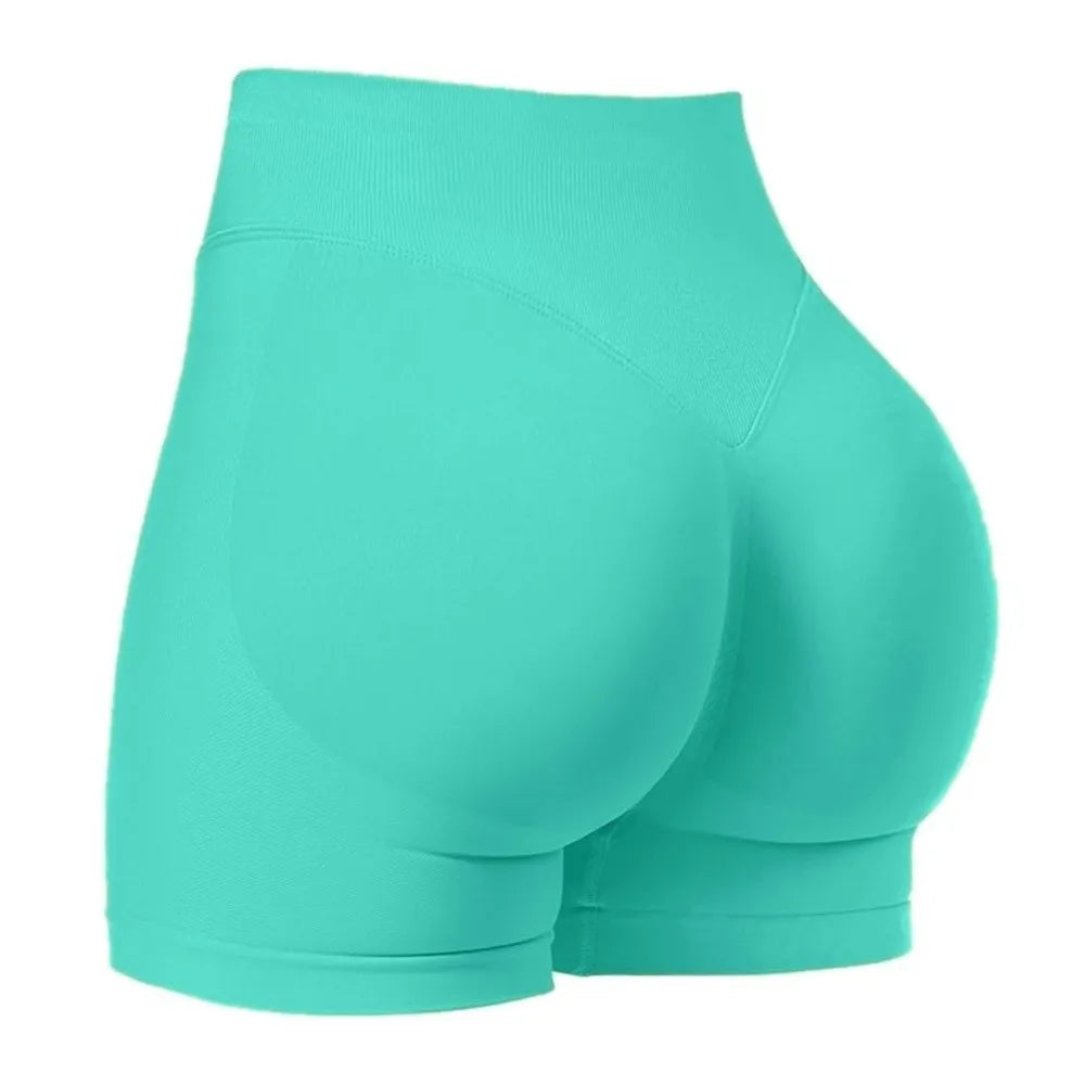 Women's Seamless Biker Shorts – Breathable Gym Fitness Leggings Women's Biker Shorts Axl Mint color L
