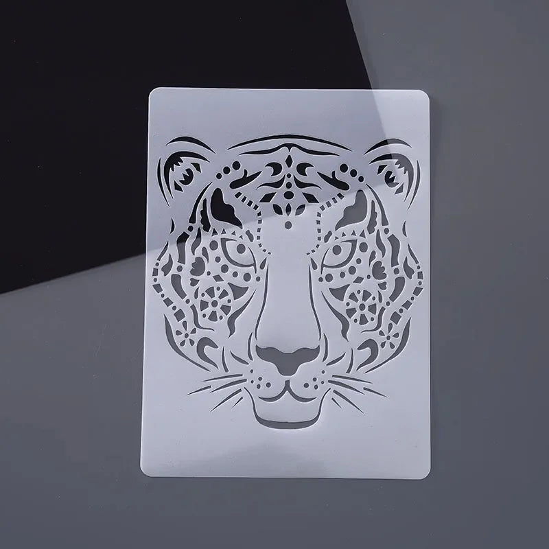 DIY Animal Stencils – Drawing Templates for Painting & Decor Art Stencil Set Axl tiger
