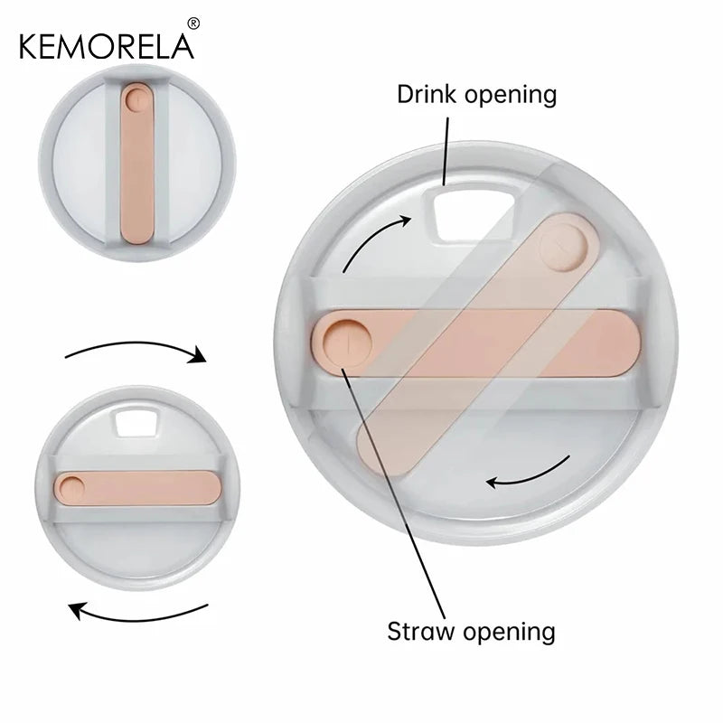 KEMORELA 40 oz Tumbler Replacement Lid with Handle Cap Tumbler Replacement Lid Axl