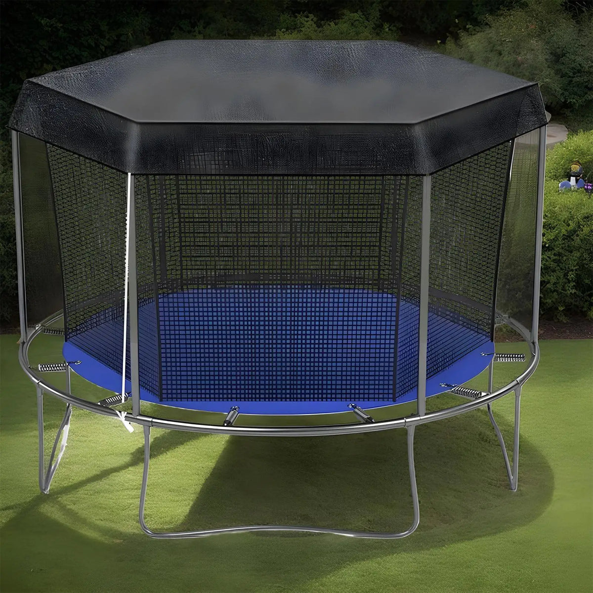 Foldable Trampoline Shade Canopy – UV Sun Protection Cover Trampoline Shade Cover Axl